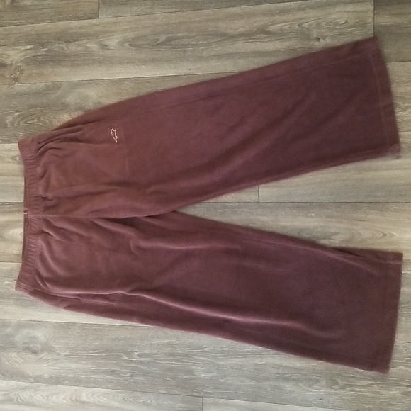 Horny Toad Brown Fleece Wide Leg Lounge 